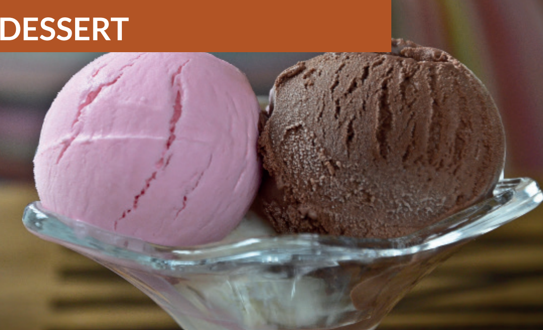 ICE CREAM SCOOPS VANILLA/ CHOCOLATE/ STRAWBERRY