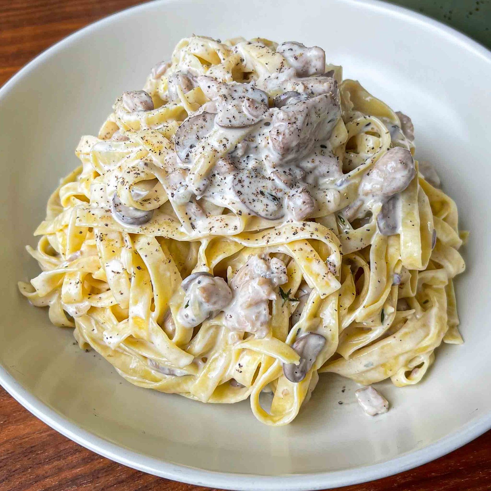 Chicken & Mushroom Tagliatelle Pasta