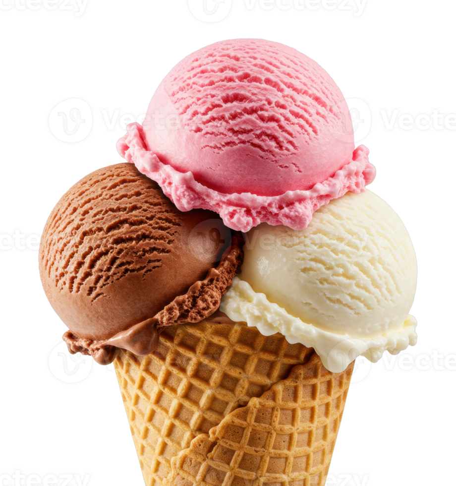 Vanilla & Chocolate and Strawberry